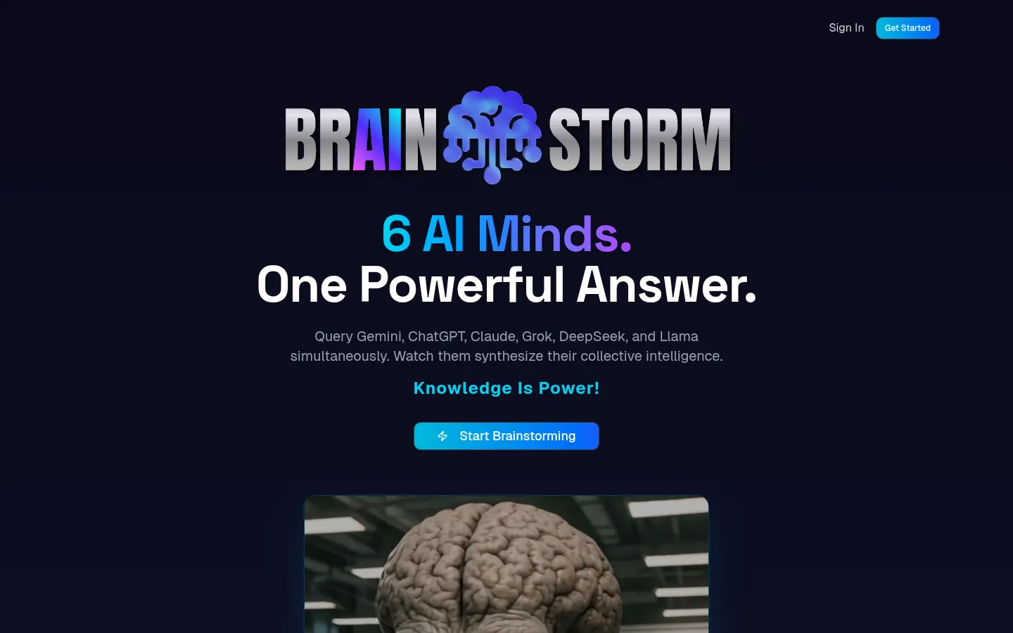 BRAINSTORM — AI Application