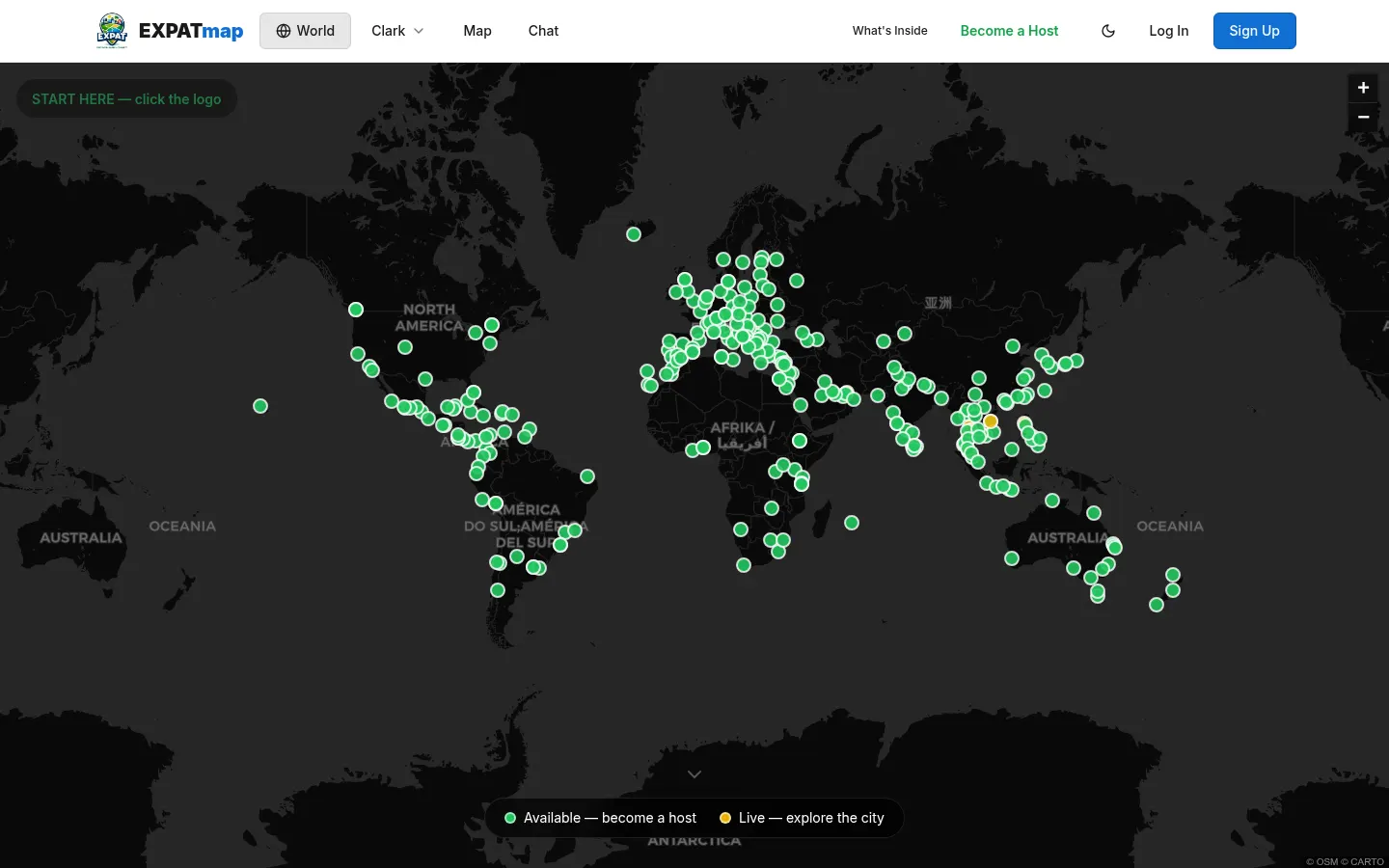 EXPATmap — Social Platform
